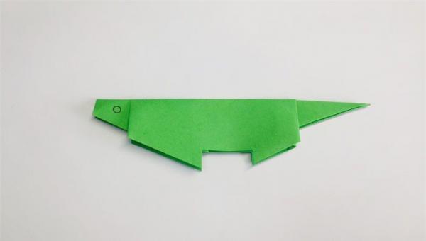 鳄鱼折纸教程