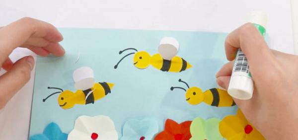 小蜜蜂儿童剪贴画教程