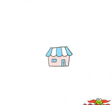 可爱小房子简笔画图片带颜色，画一个简单漂亮的房子