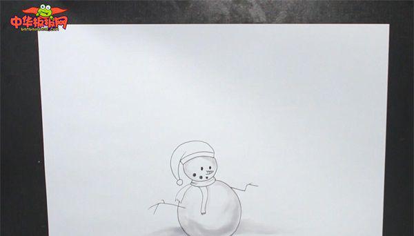 雪人怎么画
