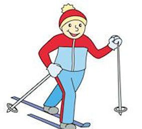幼儿园人物简笔画教案《滑雪运动员》