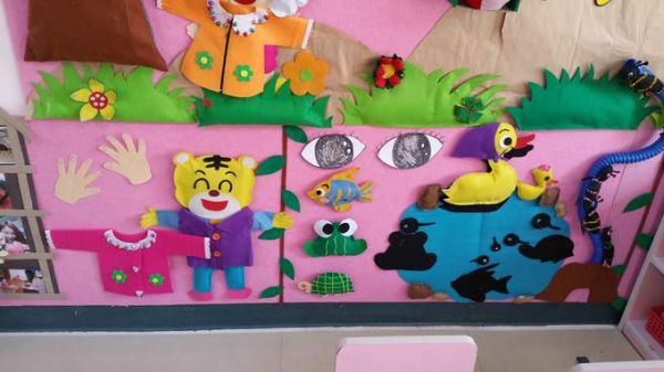 幼儿园生活环境布置：互动墙饰——找影子