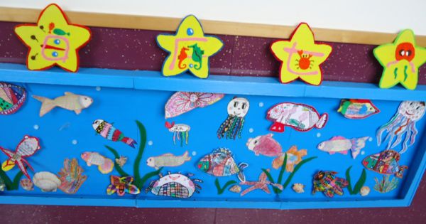 幼儿园环境布置：走廊——海底世界