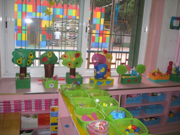 幼儿园活动区布置：动手区——摘果子