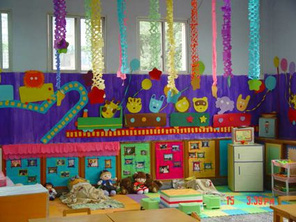 幼儿园活动区布置：娃娃家——多彩家园