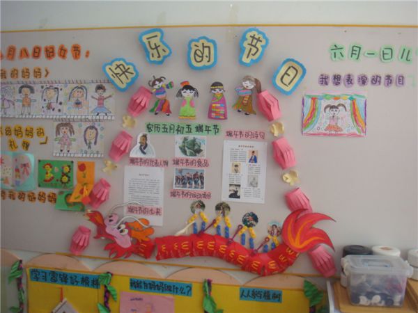 幼儿园环境布置：墙面布置——快乐的节日