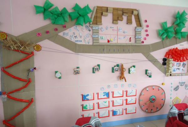幼儿园环境布置：墙面布置——小工具立大功