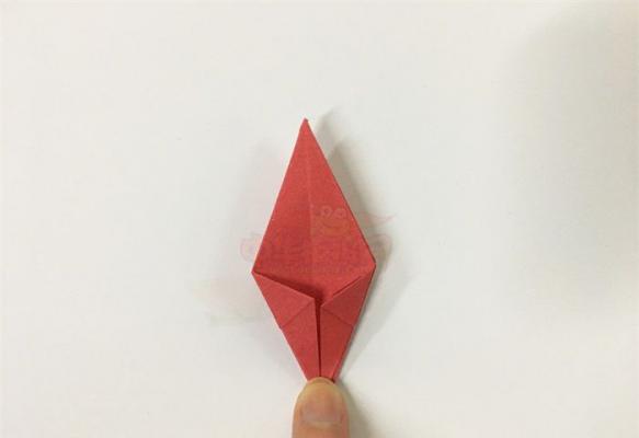 百合花的折法，折纸百合花步骤图解