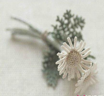 日本Jungjun的森系手工针织花卉