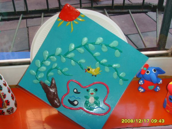 幼儿园玩教具制作：青蛙与鸟