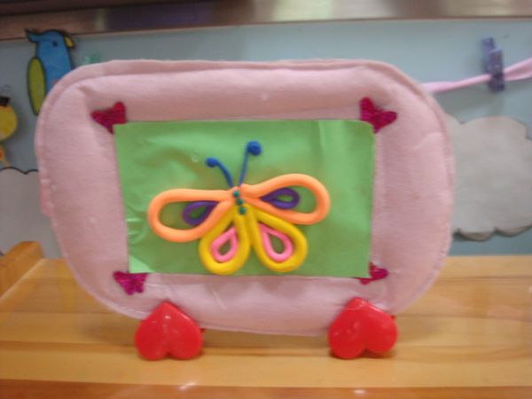 幼儿园玩教具制作：泥工——蝴蝶