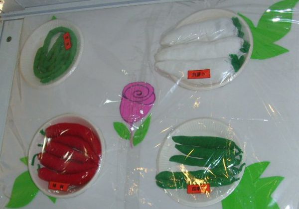 幼儿园玩教具制作：布艺制作——蔬菜